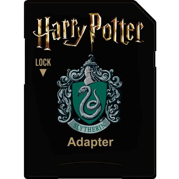 Card Harry Potter Slytherin 32GB Micro SDHC Clasa 10 UHS-I U1 + Adaptor SD