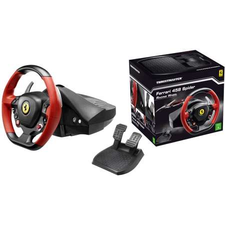 Volan gaming Thrustmaster 4460105  Ferrari 458 Spider Xbox One Negru/Rosu