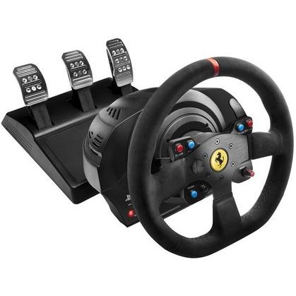 Volan gaming 4160652 Ferrari Integral Racing Wheel Alcantara Edition Negru