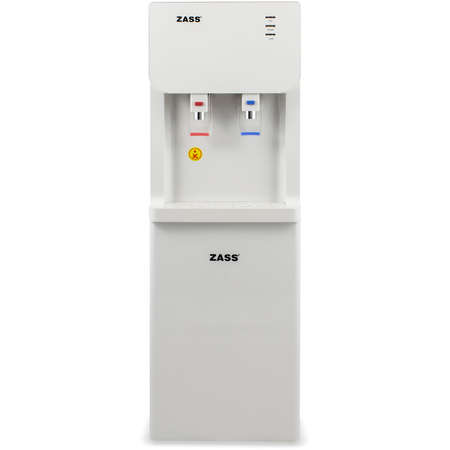 Dozator apa de podea Zass Electro ZWD 07 WF Conexiune la retea Sistem de filtrare a apei Indicatoare LED pentru apa calda/apa rece Racire cu compresor Alb