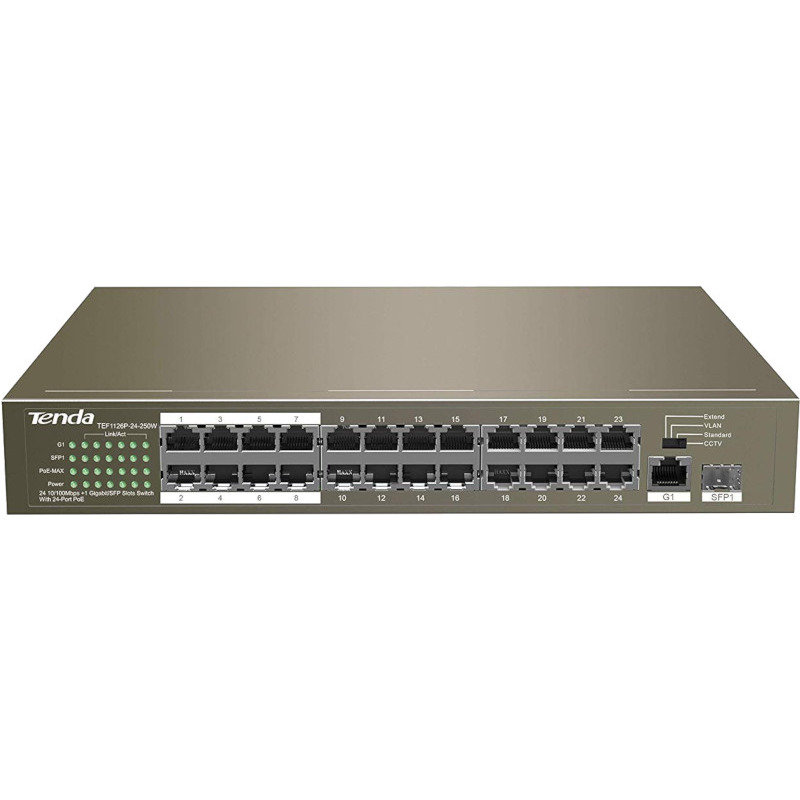 Switch Gigabit TEF1126P-24-250W