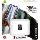 Card Kingston Canvas Select Plus R100 256GB MicroSDXC Clasa 10 UHS-I U3