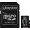 Card Kingston Canvas Select Plus R100 64GB MicroSDHC Clasa 10 UHS-I U1 Three Pack + Adaptor SD