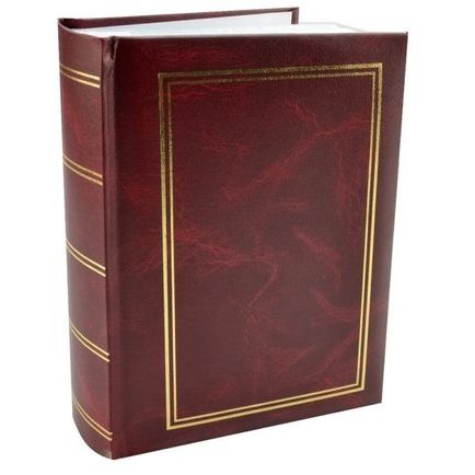 Album foto B57100SC-4 Clasic Capacitate 100 poze 13x18 Cu spatiu notite Visiniu