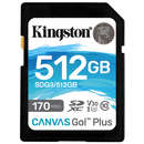 Canvas Go Plus SDXC 512GB Clasa 10 UHS-I U3 V30 170Mbs