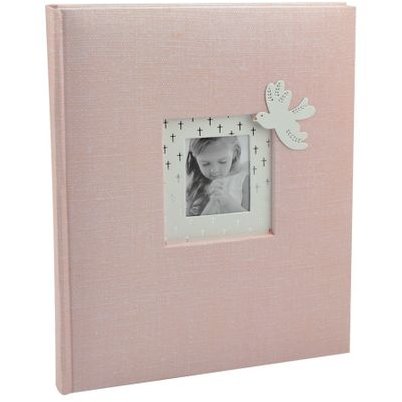 Album foto 260999-2 Peace personalizabil pentru foto autoadezive 22x27cm Roz