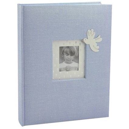 Album foto 260999-1 Peace personalizabil pentru foto autoadezive 22x27cm Albastru