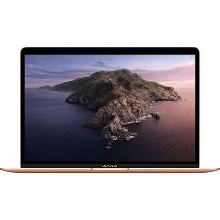 Laptop Apple MacBook Air 13 2020 Retina 13.3 inch WQXGA Intel Dual Core i3 1.1GHz 8GB DDR4 256GB SSD Intel Iris Plus Graphics Gold INT Keyboard