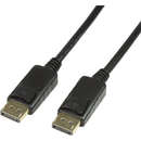 CV0077 Video DisplayPort Male - DisplayPort Male 1.2 10m Negru