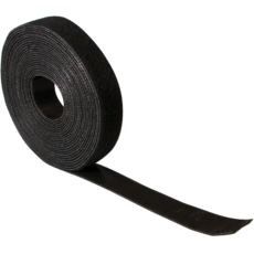 Banda organizatoare KAB0055 pentru cabluri Velcro Tape 10m Negru
