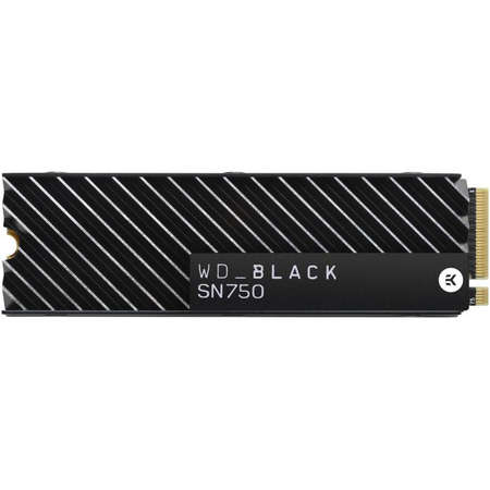 SSD WD Black SN750 Heatsink 500GB PCIe M.2 2280