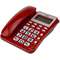 Telefon fix OHO 5005R ID apelant FSK/DTMF Calculator Calendar Memorie Rosu