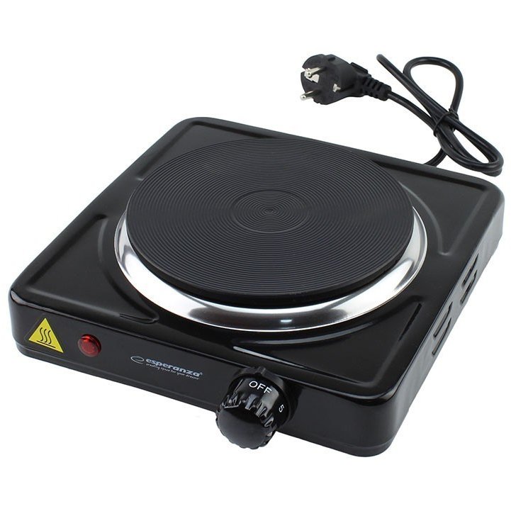 Plita electrica EKH002K 1500W 5 trepte de temperatura Pinatubo Negru