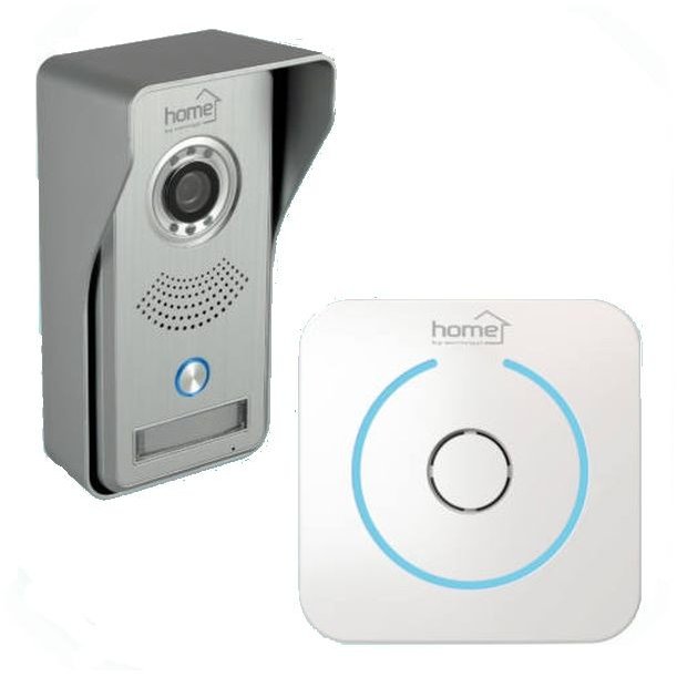 Video-interfon DPVWIFI smart cu sonerie fara fir Android/iOS led-uri infrarosu Gri