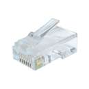 LC-8P8C-002/100  plug 8P8C pentru cablu solid LAN CAT6