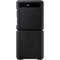 Husa Protectie Spate Samsung Bloom Leather Cover Black pentru Galaxy Z Flip
