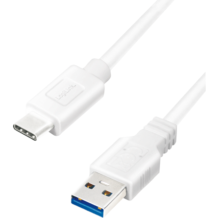 Cablu de date CU0173 USB 3.2 USB-A la USB-C 0.5m White
