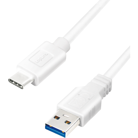 Cablu de date CU0174 USB 3.2 USB-A la USB-C 1m White