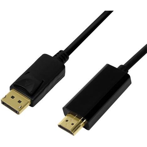 Cablu Logilink CV0128 DisplayPort la HDMI 4K 3m Black