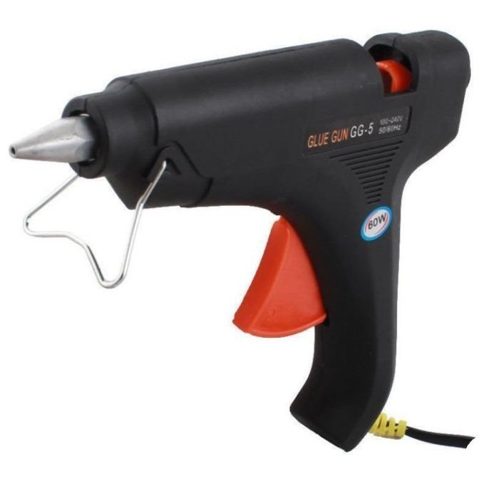 Pistol de lipit MB-0138 cu silicon cald 60W 11mm Negru