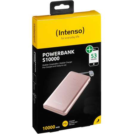 Acumulator extern Intenso Powerbank S10000 10000mAh Pink