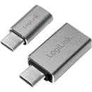 AU0040 MicroUSB la USB-C + USB 3.0 Female la USB-C Silver