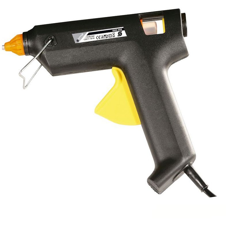 Pistol de lipit SMA006 cu silicon putere 60W diametru 11mm Negru