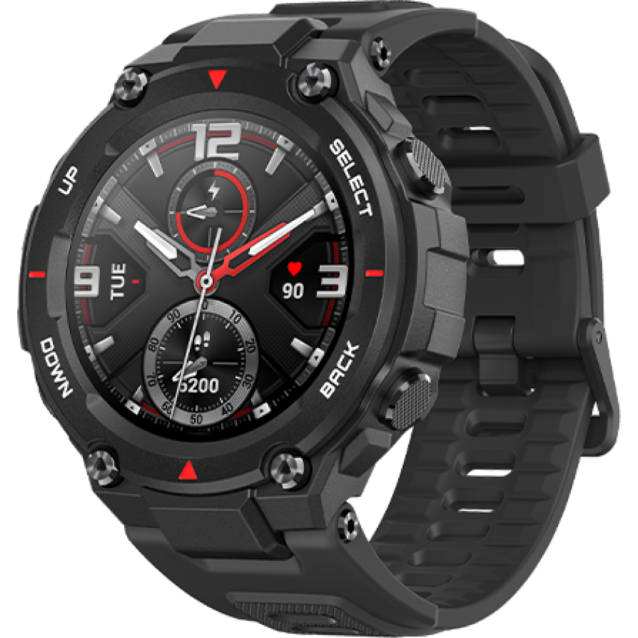 Smartwatch T-Rex Rezistent la apa 5ATM Ecran  AMOLED 1.3inch Rock Black