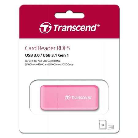 Card reader Transcend RDF5 USB 3.0 Pink