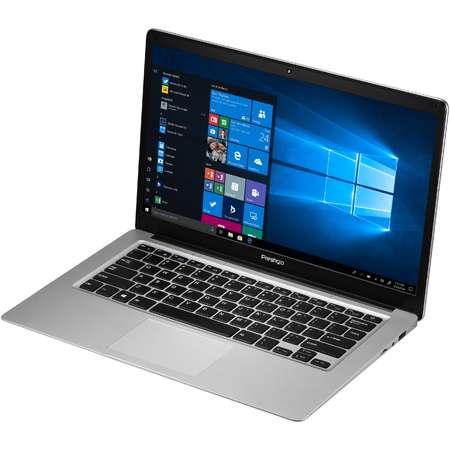 Laptop Prestigio SmartBook 141 C3 14.1 inch HD Intel Atom x5-Z8350 2GB 64GB eMMC Intel HD Graphics Windows 10 Home Metal Grey