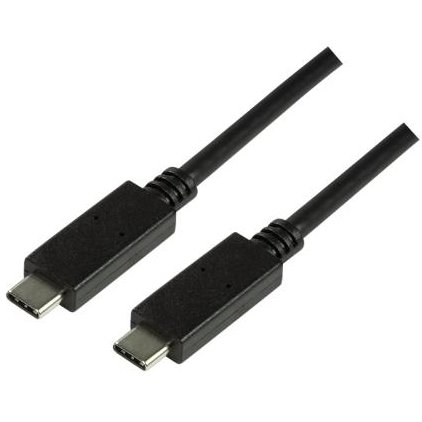 Cablu de date CU0128 USB-C - USB-C 0.5m Black