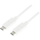 Cablu de date Logilink CU0131 USB-C - USB-C 1m White