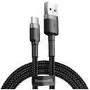 Cafule USB/USB Type-C 50cm Negru/Gri