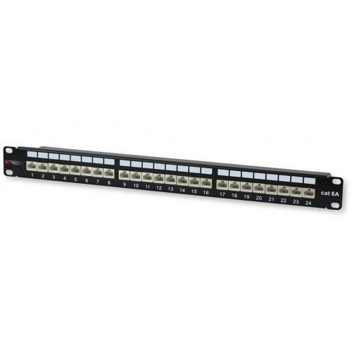 Patch Panel 022908 19 inch 24 porturi 1U Black