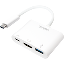 UA0258 USB-C 3.1 - HDMI + USB-C White
