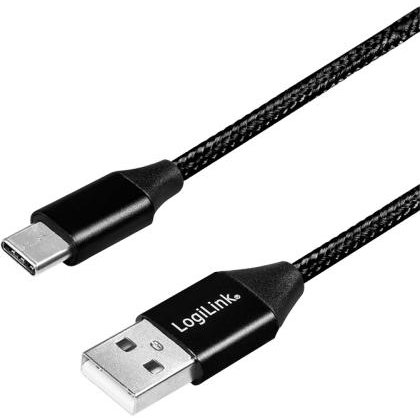 Cablu de date CU0139 USB 2.0 - USB-C 0.3m Black