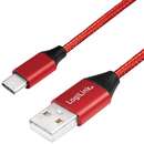 CU0147 USB 2.0 - USB-C 0.3m Red
