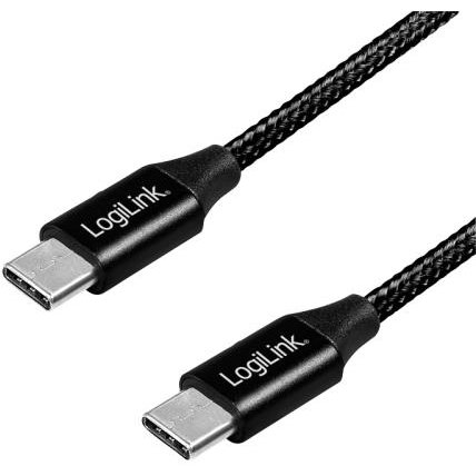 Cablu de date CU0153 USB-C - USB-C 0.3m Black