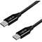 Cablu de date Logilink CU0153 USB-C - USB-C 0.3m Black