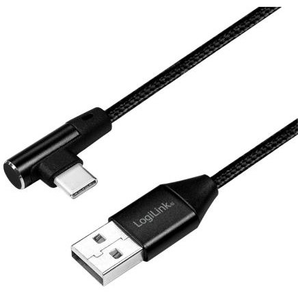 Cablu de date CU0137 USB - USB-C 0.3m Black