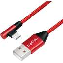 CU0145 USB - USB-C 0.3m Red