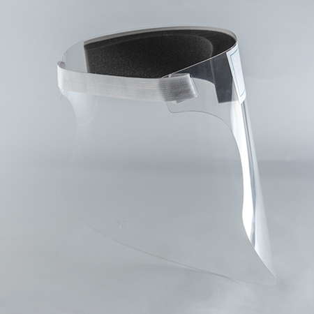 Viziera de protectie MyScreen Full-Face Gard cu prindere pe cap Grosime 0.4mm Utilizare multipla