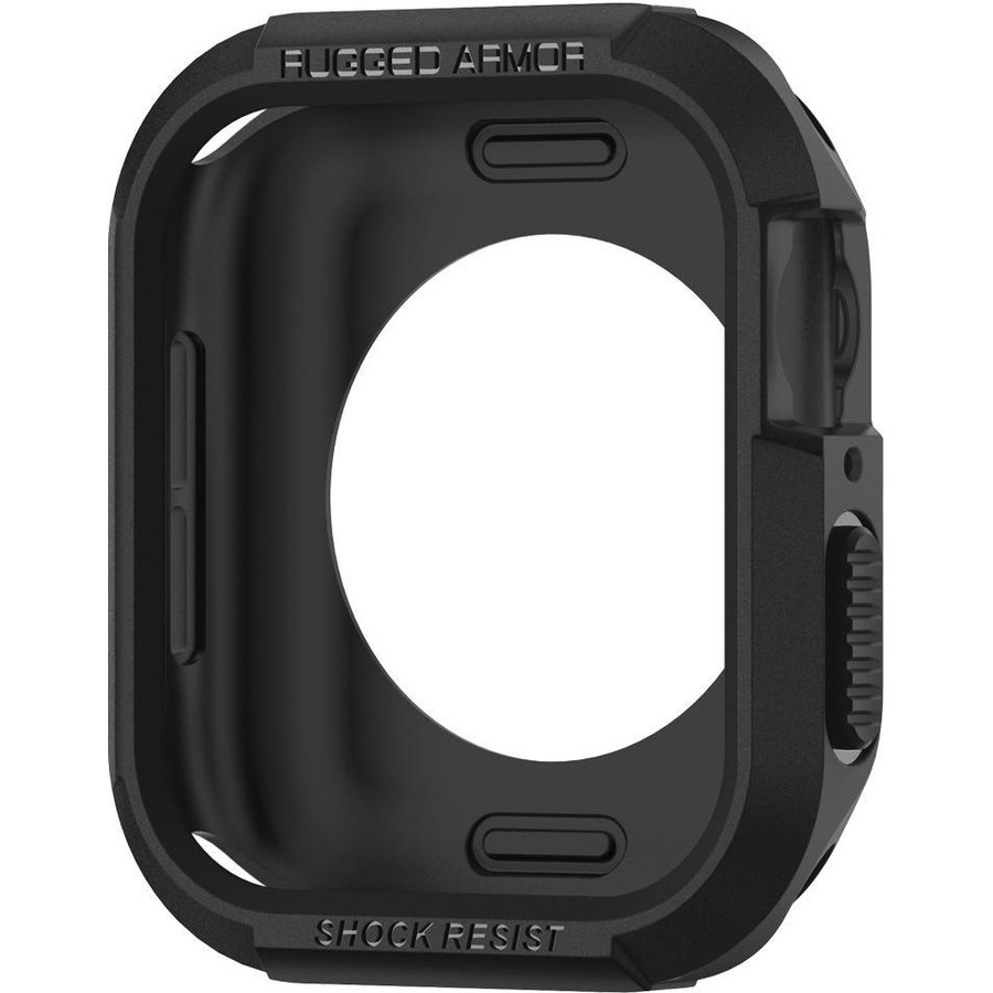 Accesoriu smartwatch Rugged Armor compatibila cu Apple Watch 4/5/6/7/8/SE 44/45mm Black