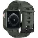Rugged Armor Pro compatibila cu Apple Watch 4/5/6/7/8/SE (44/45mm) Military Green