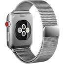 Milaneseband compatibila cu Apple Watch 4/5/6/7/8/SE/Ultra 42/44/45/49mm Silver