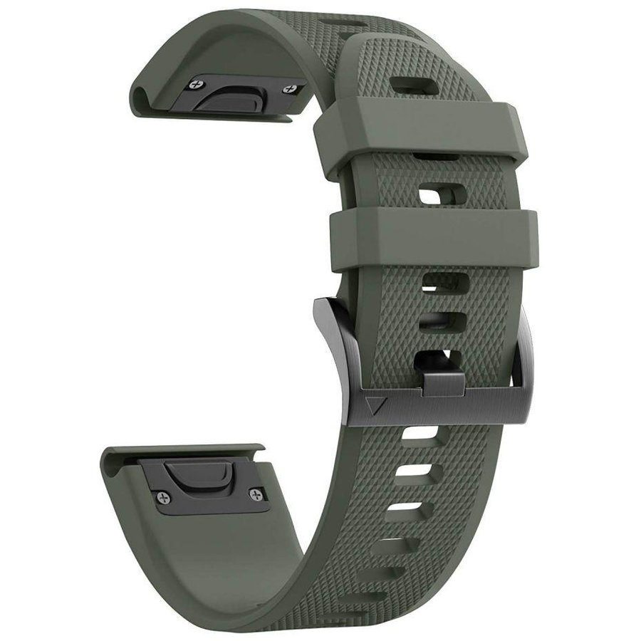 Accesoriu smartwatch Smooth Garmin Fenix 5/6/6 Pro Army Green