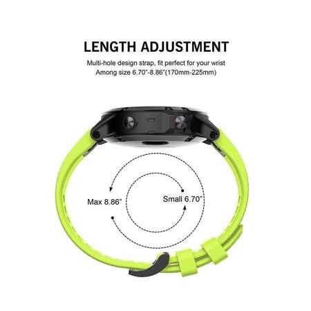 Accesoriu smartwatch TECH-PROTECT Smooth Garmin Fenix 5/6/6 Pro Green