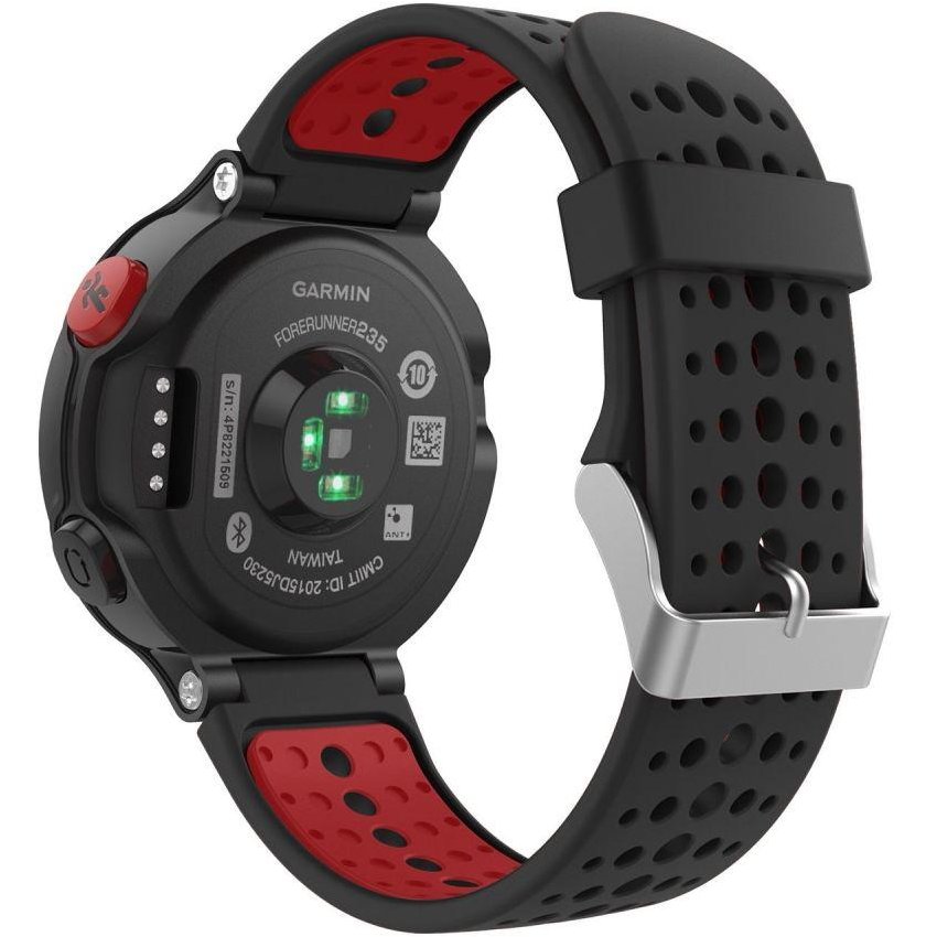 Accesoriu smartwatch Smooth Garmin Forerunner 220/230/235/630/735 Black/Red