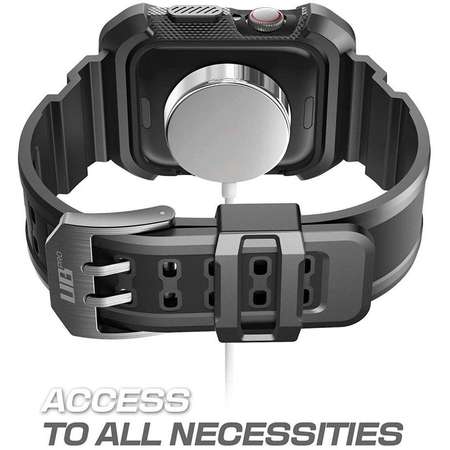 Accesoriu smartwatch Supcase Unicorn Beetle Pro compatibila cu Apple Watch 4/5/6/7/8/SE 44/45mm Black