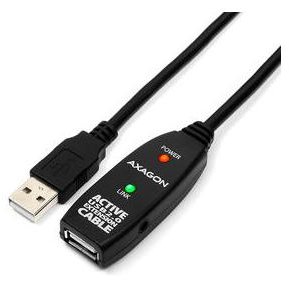 Cablu Axagon ADR-210 USB - USB + 3.5mm Jack 10m Black
